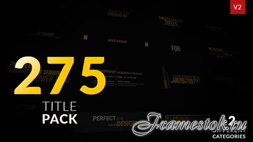 Titles 19267060 - Project for After Effects (Videohive)