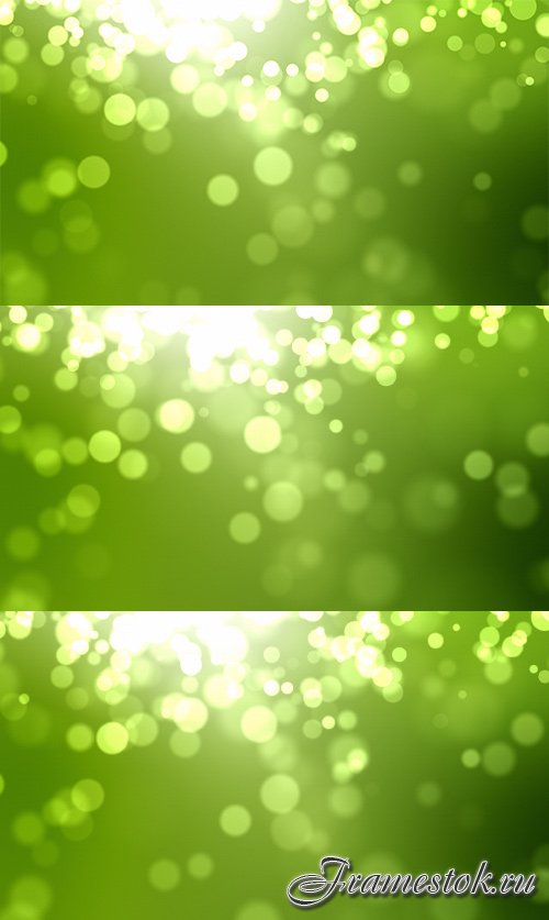 iStock Moving Particles Loop - Green