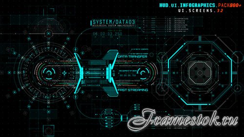 HUD UI Infographics Pack 800+ - Project for After Effects (Videohive)