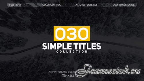Simple Titles 19626743 - Project for After Effects (Videohive)
