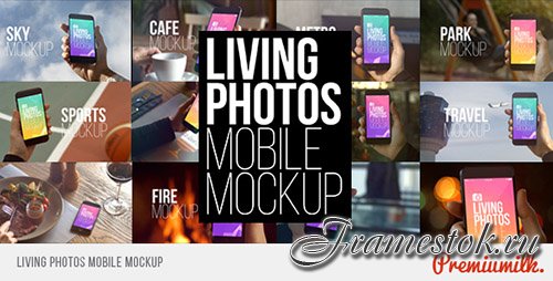 Living Photos Mobile Mockup - Project for After Effects (Videohive)