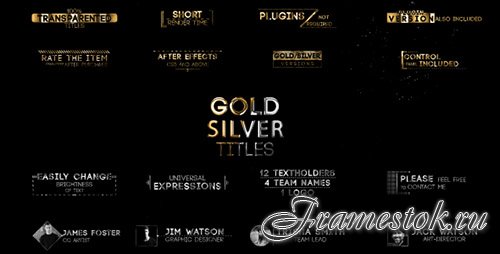 Golden Titles V.2 - Project for After Effects (Videohive)