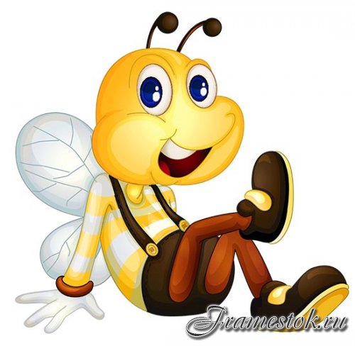 Клипарт «Пчёлы и осы» 
