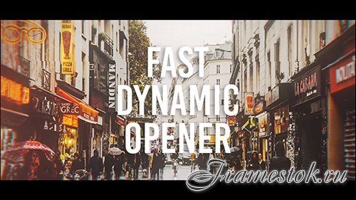 Fast Dynamic Opener 19883857 - Project for After Effects (Videohive)