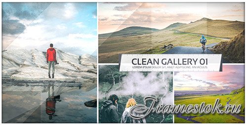 Clean Photo Gallery - Image Slide Opener - Project for After Effects (Videohive)