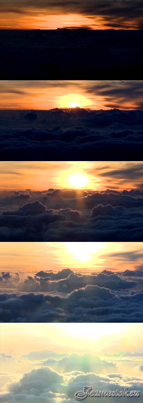 Above The Clouds Sunrise Timelapse
