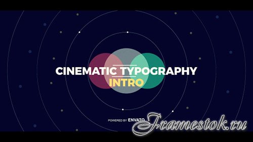 Cinematic Typography Intro - Project for After Effects (Videohive)