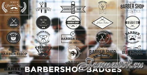 Barbershop Badges - Project for After Effects (Videohive)