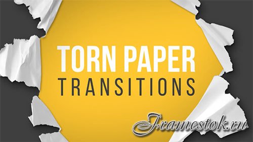 Torn Paper Transitions Reveal Pack - Project for After Effects (Videohive)