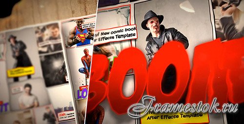 Comic Book Template - Project for After Effects (Videohive) 