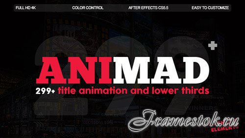 AniMad | 299+ Titles and Lower Thirds - Project for After Effects (Videohive)