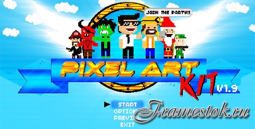 Pixel Art Kit V1.9 - Project for After Effects (Videohive)