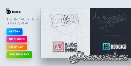 Technical Sketch Logo Reveal - Project for After Effects (Videohive)