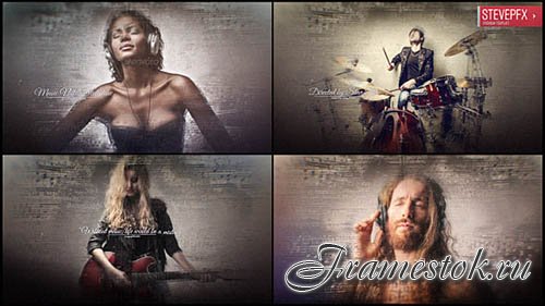 Music Notes Slideshow - Project for After Effects (Videohive)