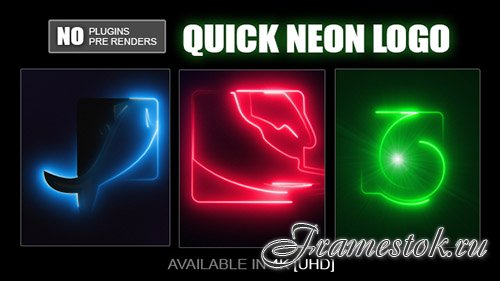 Quick Neon Logo - Project for After Effects (Videohive)