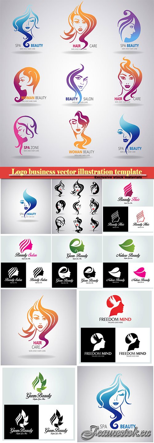 Logo business vector illustration template # 64