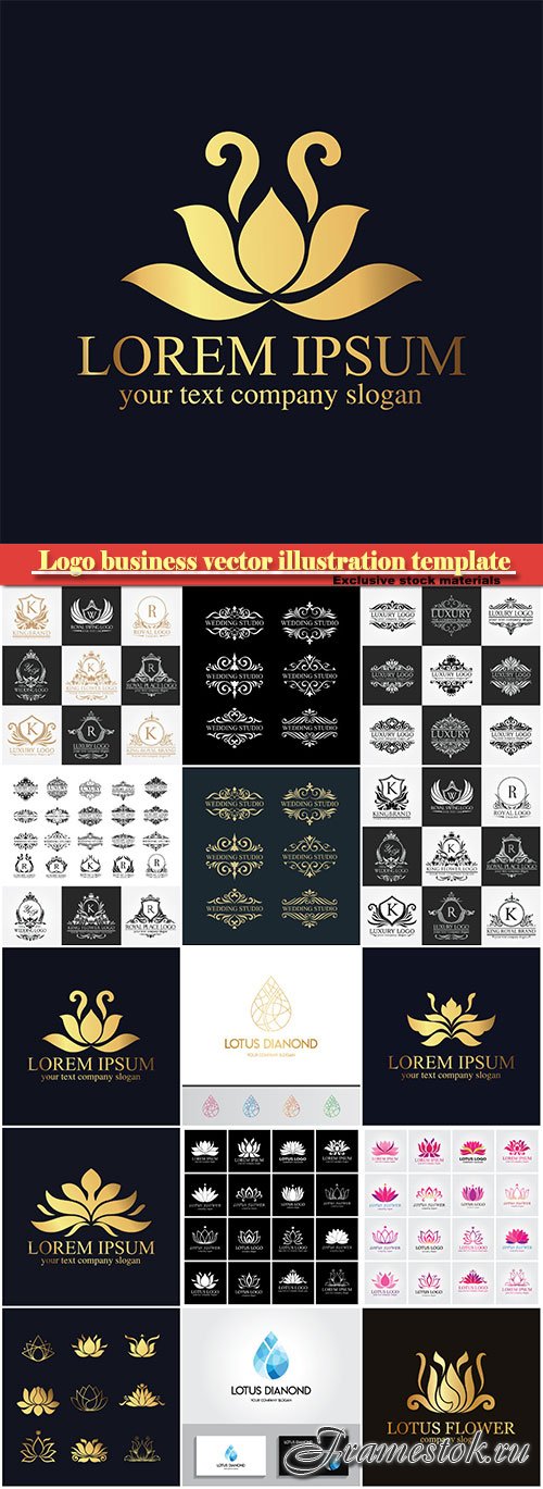 Logo business vector illustration template # 67