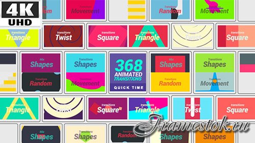 368 Transitions 4K - Motion Graphic (Videohive)