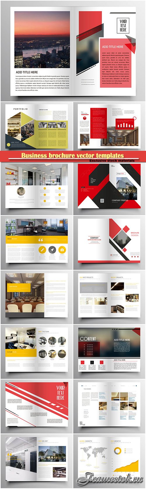 Business brochure vector templates, magazine cover, business mockup, education, presentation, report # 67