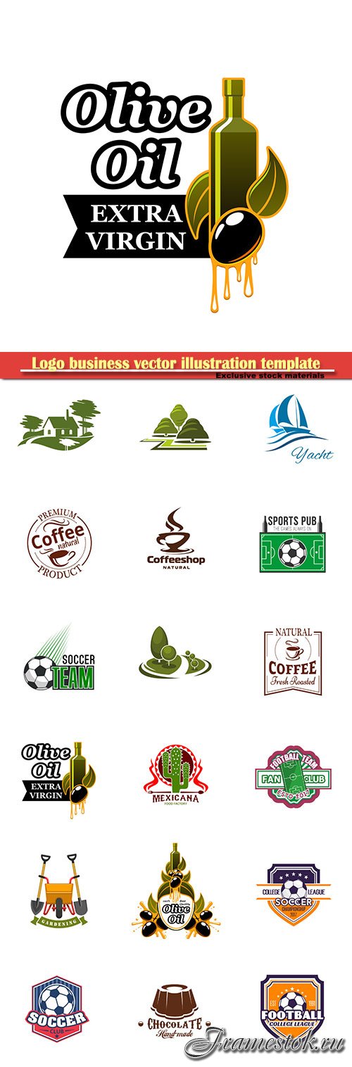 Logo business vector illustration template # 75