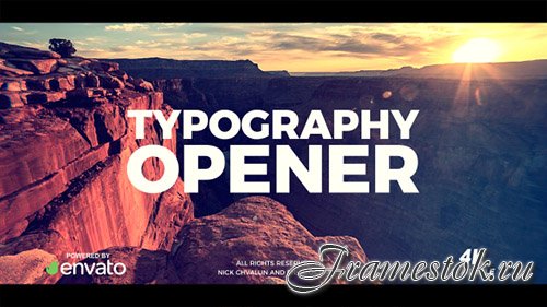 Typography Opener 20836352 - Project for After Effects (Videohive)