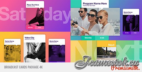 Broadcast Cards Package - Project for After Effects (Videohive)