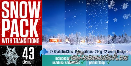 Snow Pack with Transitions - Motion Graphics & ae (Videohive)