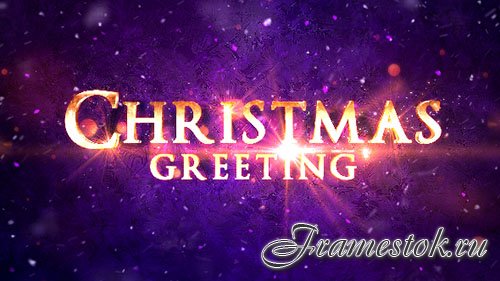 Christmas Greeting Titles - Project for After Effects (Videohive)