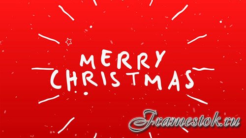 Christmas Typography Card - Project for After Effects (Videohive)