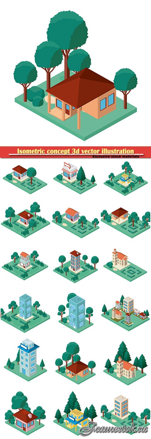 Isometric concept 3d vector illustration # 3