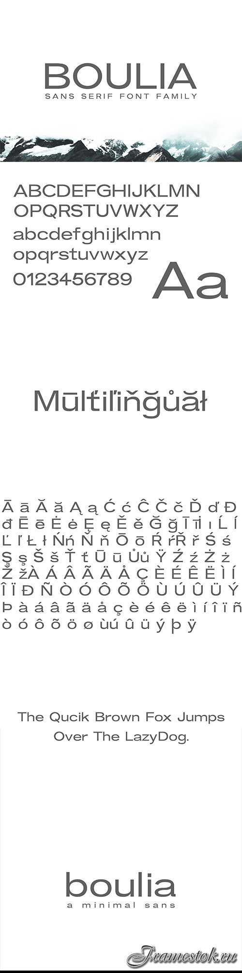 CM - Boulia Sans Serif Font Family 2912151