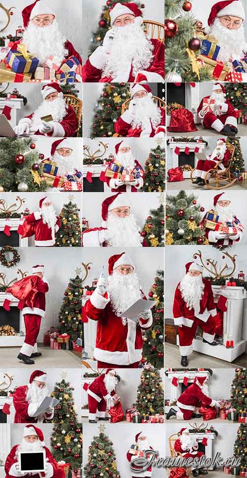       -  / Santa Claus brought gifts - Clipart
