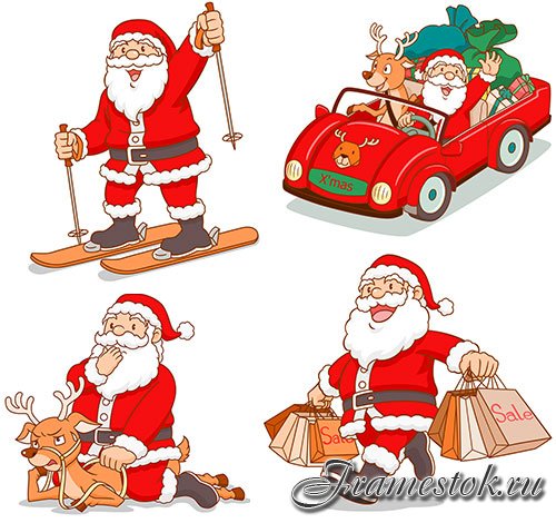    -   / Santa Claus - Vector Graphics