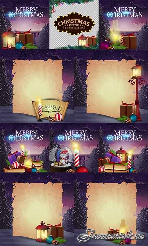    - 8 -   / Christmas cards - 8 - Vector Graphics 