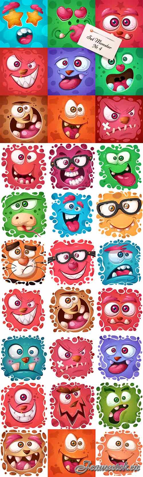    -   / Funny monsters - Vector Graphics