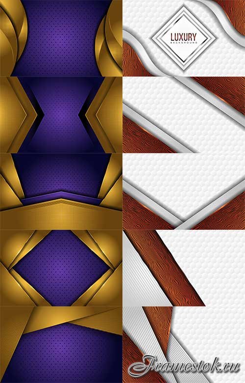      -   / Elegant backgrounds with gold - Vector Graphics