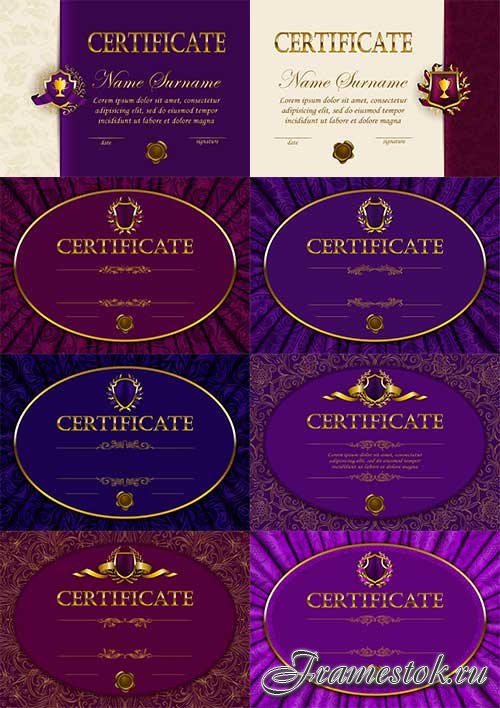      -   / Elegant certificates - Vector Graphics