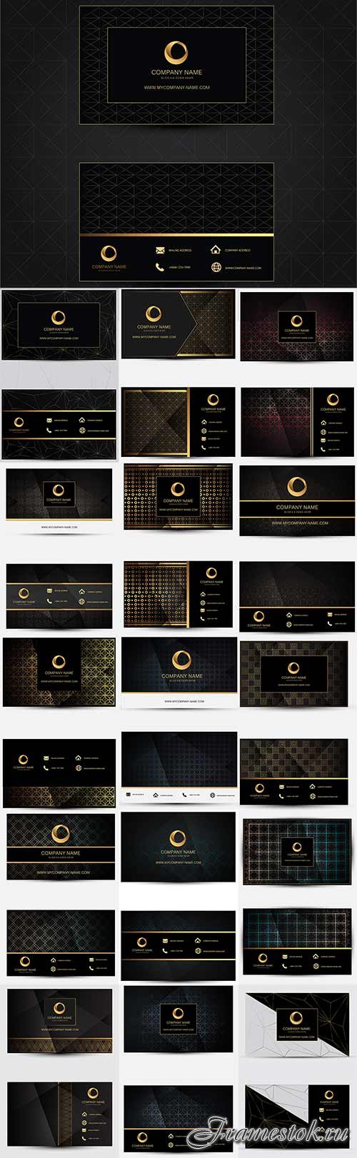   -   / Business cards in vector