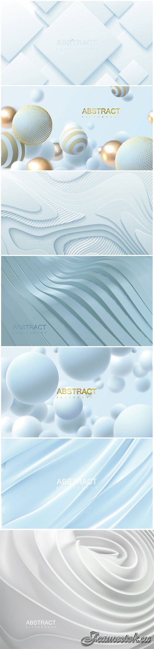 Realistic 3d vector background