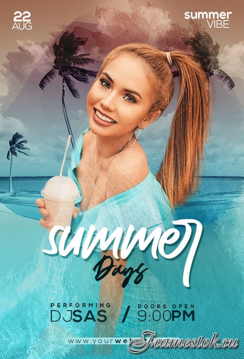 Summer Days - Premium flyer psd template