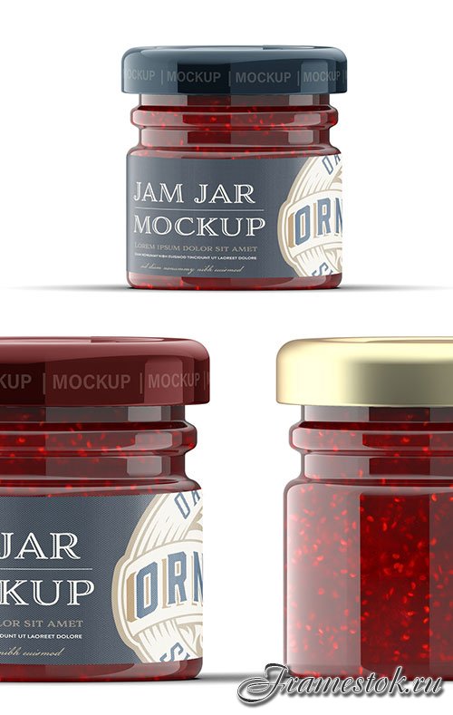 Jam Jar Mockup