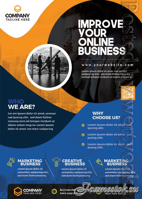 Corporate Business Promotion PSD Flyer Template
