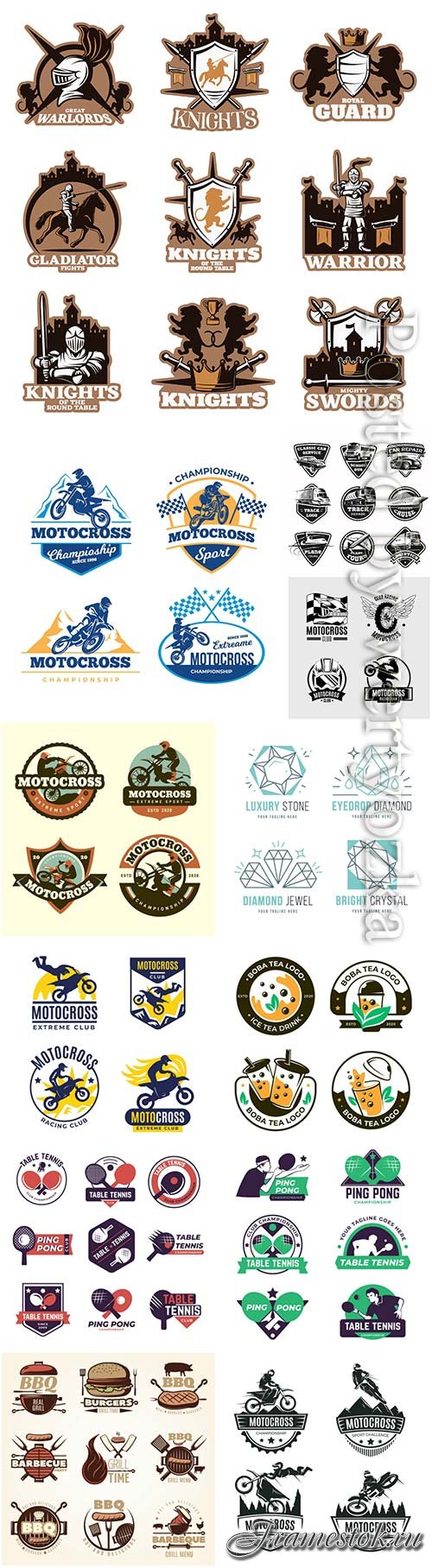 Logos in vector