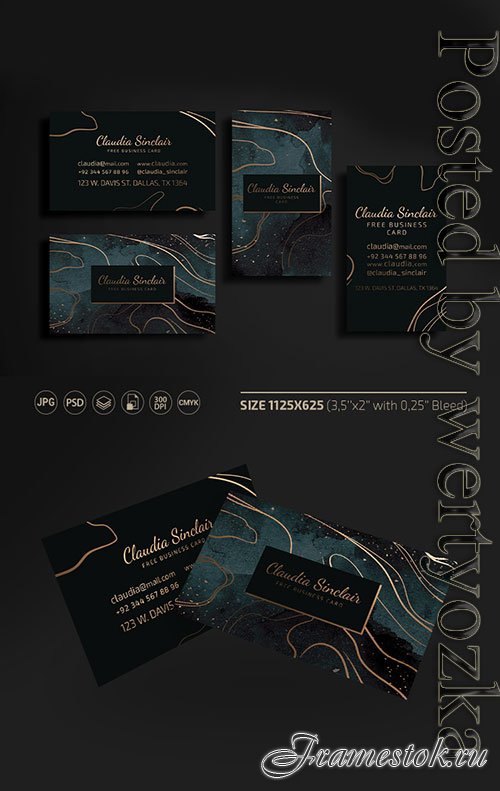 Luxury business card templates