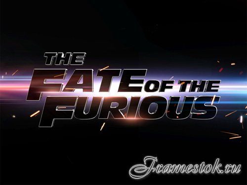 Fast and Furious Cinematic Text Effect PSD Design Template