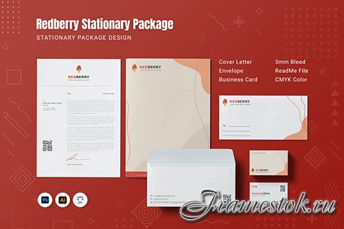 Redberry Stationary device for brand identity