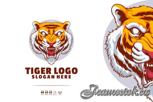 Tiger logo template