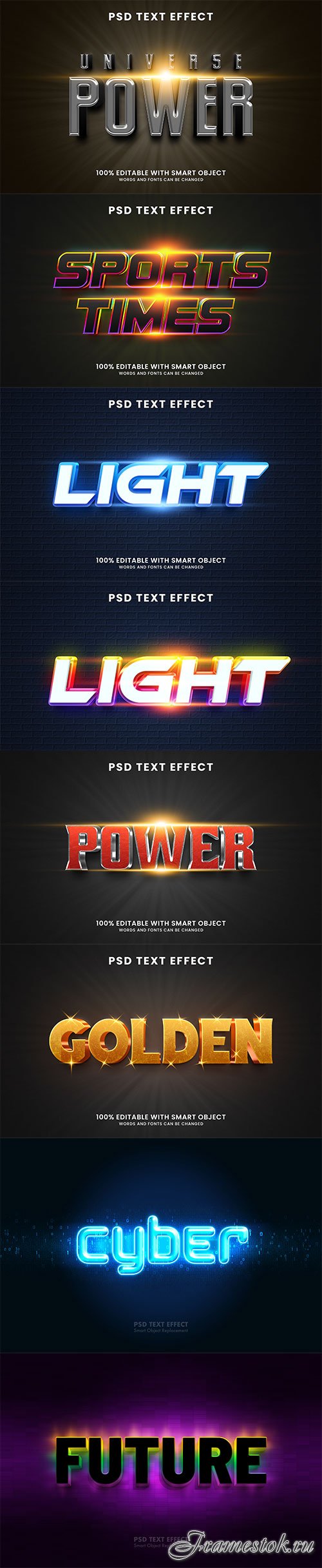 Psd text effect set vol 74