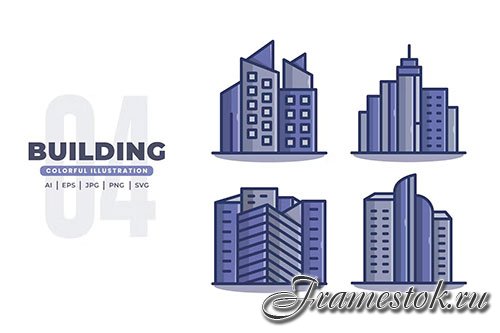 Building Vector Illustration