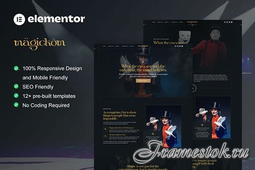 ThemeForest - Magickom - Magician Elementor Template Kit/40624671